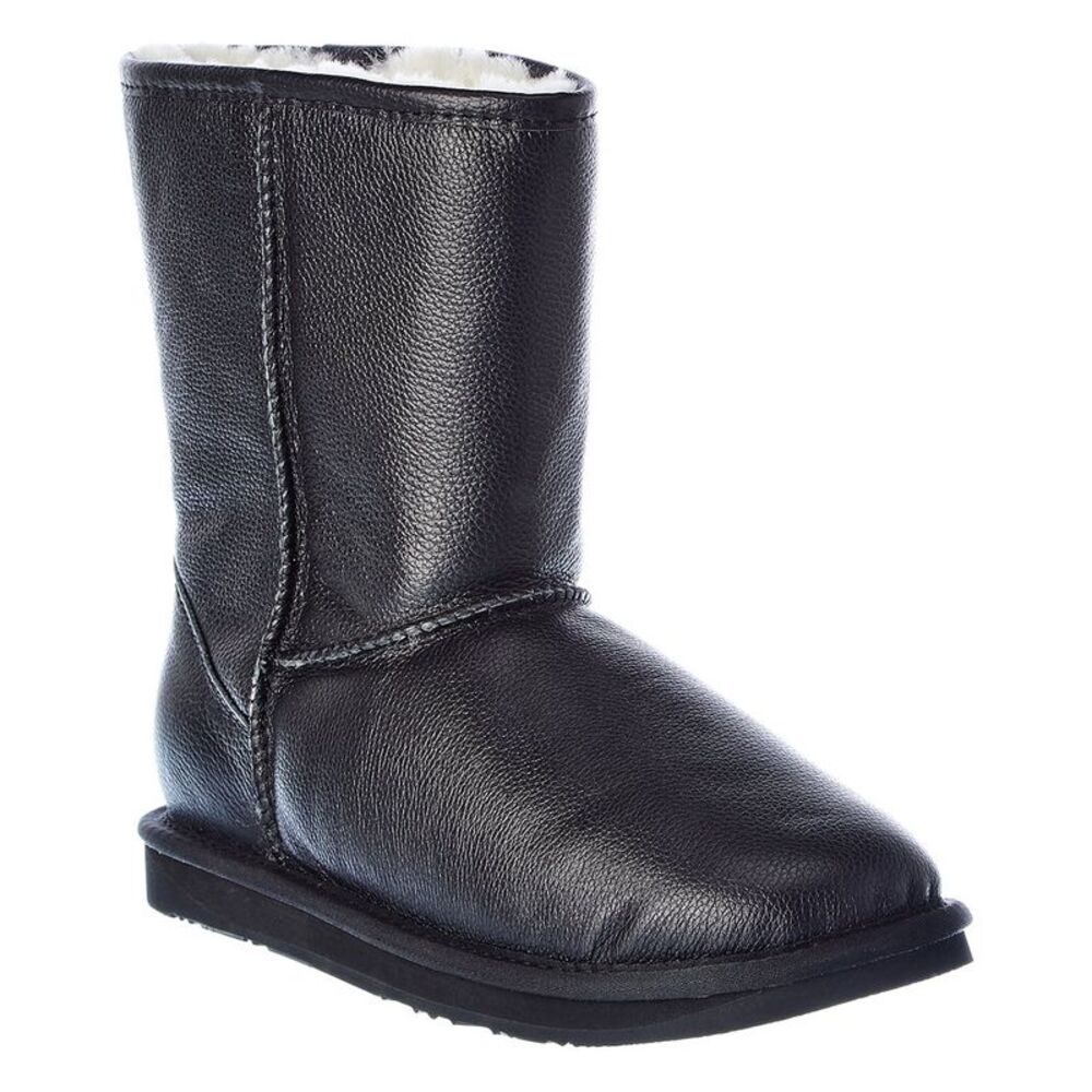 Australia Luxe Collective Cosy Short Leather Boot, Black
